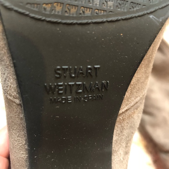 Stuart Weitzman Gray Over The Knee Boots - Picture 5 of 7